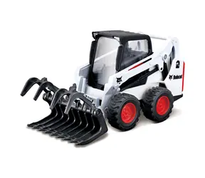 Bburago FARMLAND Bobcat nakladač s drapákem / 10 cm / od 3 let