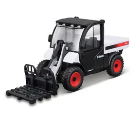 Bburago FARMLAND Bobcat Toolcat s paletovou vidlicí + paleta / 10 cm / od 3 let