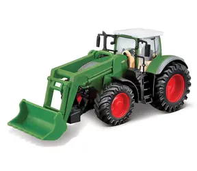 Bburago FARMLAND Traktor Fendt 1050 Vario s předním nakladačem / 10 cm / od 3 let