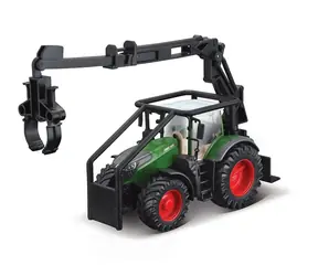 Bburago FARMLAND Lesní traktor se 3 kládami Fendt 1050 Vario / 10 cm / od 3 let