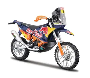 Bburago Motocykl Red Bull KTM Factory Racing - KTM Rally 2019 - Dakar Rally / 1:18 / od 3 let