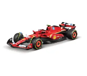 Bburago RACE Formule F1 v dekorativním boxu - Ferrari SF-24 (2024) # 55 Carlos Sainz / 1:43 / od 14 let