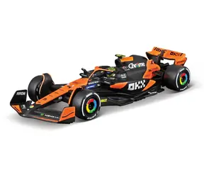 Bburago RACE Formule F1 v dekorativním boxu - McLaren MCL38 (2024) #4 Lando Norris / 1:43 / od 14 let
