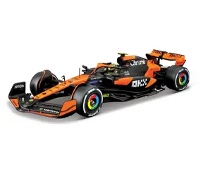Bburago RACE Formule F1 v dekorativním boxu - McLaren Team MCL38 (2024) 4# Lando Norris / 1:24 / od 14 let