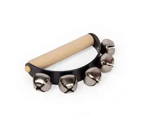 Bigjigs Toys Rolničky s dřevěnou rukojetí přírodní / od 0 let