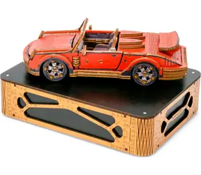 WOODEN CITY 3D puzzle Sportovní auto Limitovaná edice 194 dílků / od 14 let