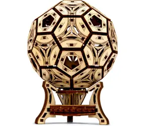 WOODEN CITY 3D puzzle Multifunkční organizér - Fotbalový míč 175 dílků / od 14 let