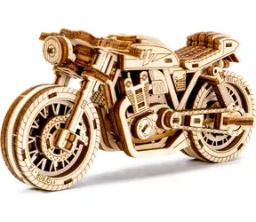 WOODEN CITY 3D puzzle Motorka Café Racer 85 dílků / od 14 let