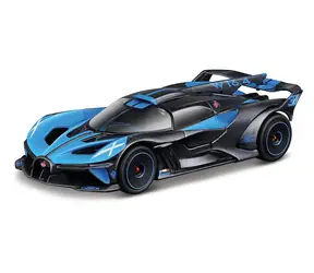 Bburago RACE Bugatti Bolide v dekorativním boxu - modrá & černá metalíza 1:43 / od 14 let