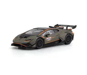 Bburago RACE Lamborghini Huracán Super Trofeo EVO2 v dekorativním boxu - matná zelená 1:43 / od 14 let