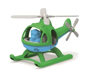 Green Toys Vrtulník zelená / od 2 let