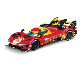 Bburago RACING Ferrari 499P - 24H Le Mans Champion 2024 v dekorativním boxu / 1:43 / od 14 let