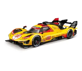 Bburago RACING Ferrari 499P - 24h Le Mans Livery 2024 žlutá / 1:24 / od 14 let