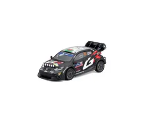 Bburago RACE Toyota GR Yaris Rally1 Hybrid v dekorativním boxu Evans #33 černá / 1:43 / od 14 let
