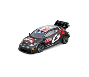 Bburago RACE Toyota GR Yaris Rally1 Hybrid v dekorativním boxu Orgier #17 modrá / 1:43 / od 14 let