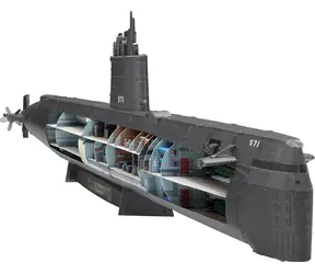 Metal Earth 3D puzzle Premium Series: USS Nautilus / 182 dílků / od 14 let