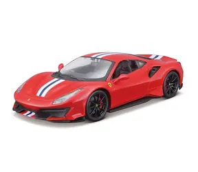 Bburago RACE+PLAY Ferrari 488 Pista červená / 1:24 / od 3 let