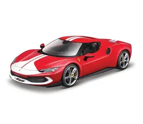 Bburago RACE+PLAY Ferrari 296 GTB ASSETTO FIORANO červená / 1:18 / od 3 let