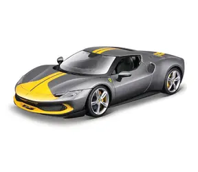 Bburago RACE+PLAY Ferrari 296 GTB ASSETTO FIORANO šedá metalíza / 1:18 / od 3 let