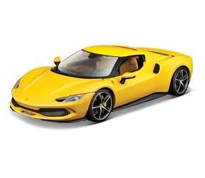 Bburago RACE+PLAY Ferrari 296 GTB žlutá / 1:18 / od 3 let