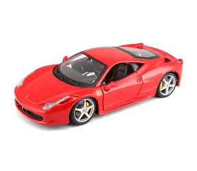 Bburago RACE+PLAY Ferrari 458 Italia červená / 1:24 / od 3 let