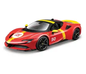 Bburago RACE+PLAY Ferrari SF90 STRADALE ASSETTO FIORANO červená / 1:18 / od 3 let