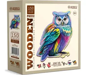 WOODEN CITY Dřevěné puzzle Moderní sova 150 dílků / od 10 let