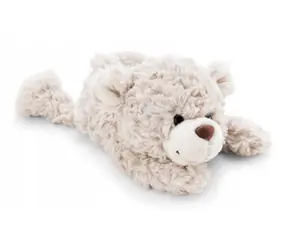 NICI plyš Medvěd Finni 20 cm ležící / GREEN kolekce / od 3 let