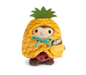 NICI plyš MyMochi Beruška Dozz 8cm v kostýmu ananas s kokosem / od 12 měsíců
