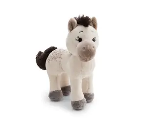 NICI plyš Pony Mony bílý 17 cm / GREEN kolekce / od 12 měsíců