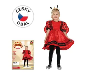 Made 03876 - Šaty na karneval - beruška 80-92 cm