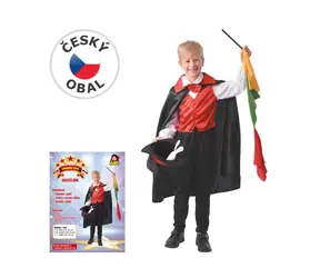 Made 09621 - Šaty na karneval - kouzelník 110 - 120 cm