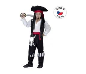 Made 50227 - Kostým na karneval - Pirát 110-120 cm
