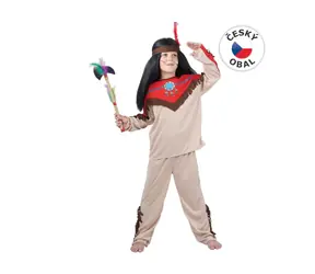 Made 55486 - Kostým na karneval - Indián 120-130 cm