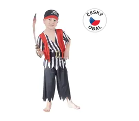 Made 55590 - Kostým na karneval - Pirát 92-104cm