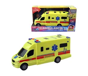 Made 25548 - Sanitka SK na setrvačník na baterie se světlem a zvukem / od 3 let