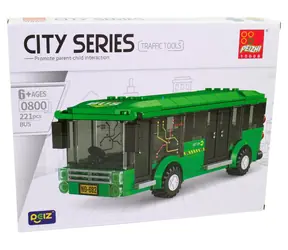 Made 21123 Malý mechanik - autobus / 221 kostek / od 6 let