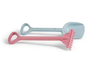 Androni RECYKLACE PASTEL Lopata a hrábě na písek / 56 cm / od 10 měsíců