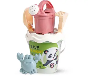 Androni RECYKLACE PASTEL Sada na písek les s konvičkou - střední / od 10 měsíců