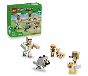 LEGO® Minecraft® 21592 Kuřecí žokej a útok v poušti / Počet dílků: 428 / od 9 let