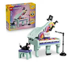 LEGO® Creator 3 v 1 31392 Hudební dekorace: Klavír s kočkou / Počet dílků: 485 / od 9 let