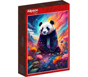 ALIPSON Puzzle Barevná panda / 1000 dílků / od 14 let