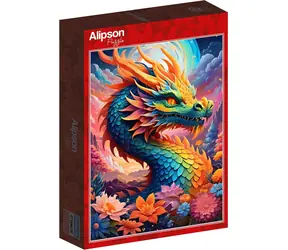 ALIPSON Puzzle Barevný drak / 1000 dílků / od 14 let