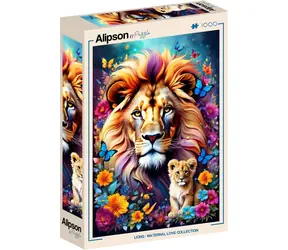 ALIPSON Puzzle Mateřská láska: Lvi / 1000 dílků / od 14 let