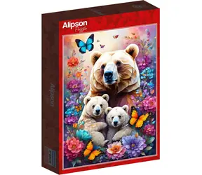 ALIPSON Puzzle Mateřská láska: Medvědi / 1000 dílků / od 14 let