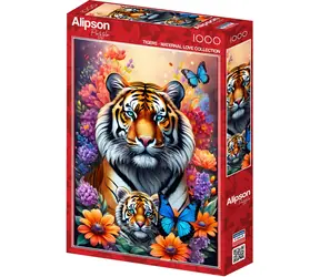 ALIPSON Puzzle Mateřská láska: Tygři / 1000 dílků / od 14 let