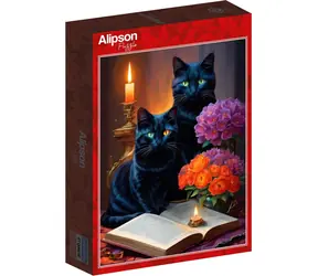 ALIPSON Puzzle Černé kočky / 500 dílků / od 12 let
