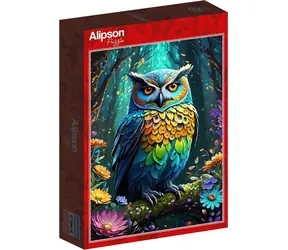 ALIPSON Puzzle Modrá sova / 500 dílků / od 12 let