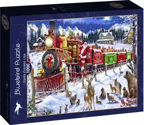 BLUEBIRD Puzzle Santa Express / 1000 dílků / od 14 let