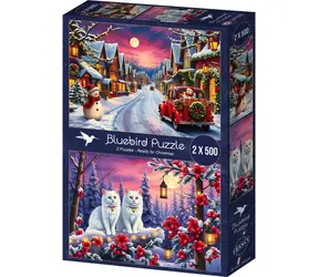 BLUEBIRD Puzzle Připraveni na Vánoce / 2x500 dílků / od 12 let